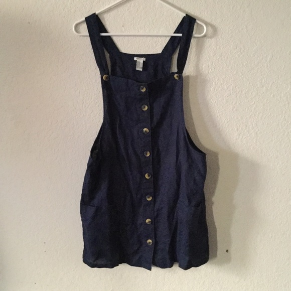 overall dress linen